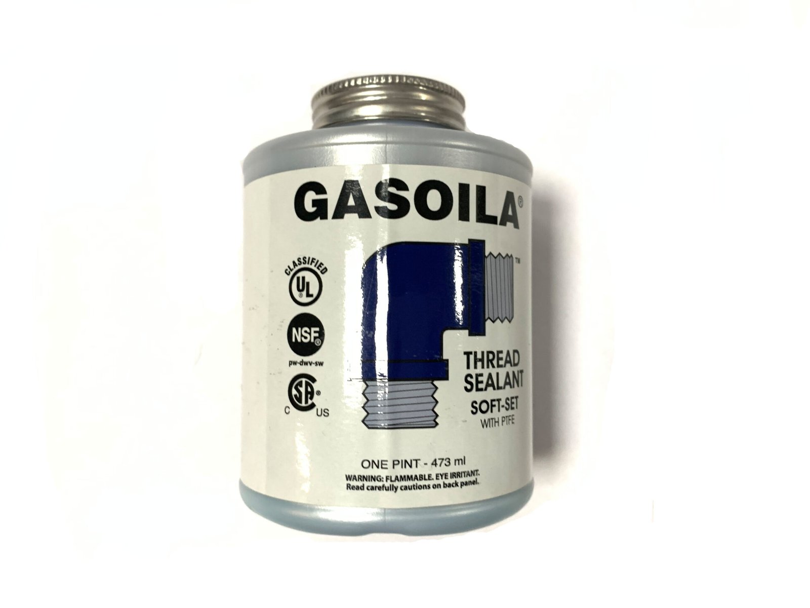 Gasoila, Sellador de roscas, One Pint con PTFE 473ml