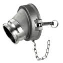 Cople adaptador de 6 x 4" para descarga de combustible