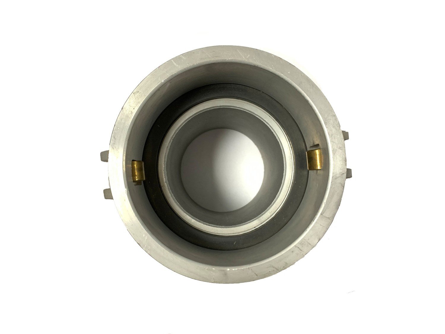 Adaptador con orejas para manguera de descarga de 4"
