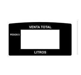 Calcomania venta total 26.2 x 14 cm.