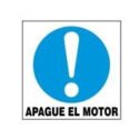 Señalamiento vitrocel apague motor (Nuevo diseño)