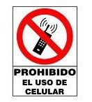 Señalamiento vitrocel apague celular (Nuevo diseño)