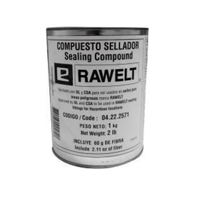 Compuesto sellador APE 1 Kg. CHICO, RAWELT con 60g de FIBRA