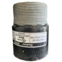 Adaptador macho de fibra de vidrio de 3"