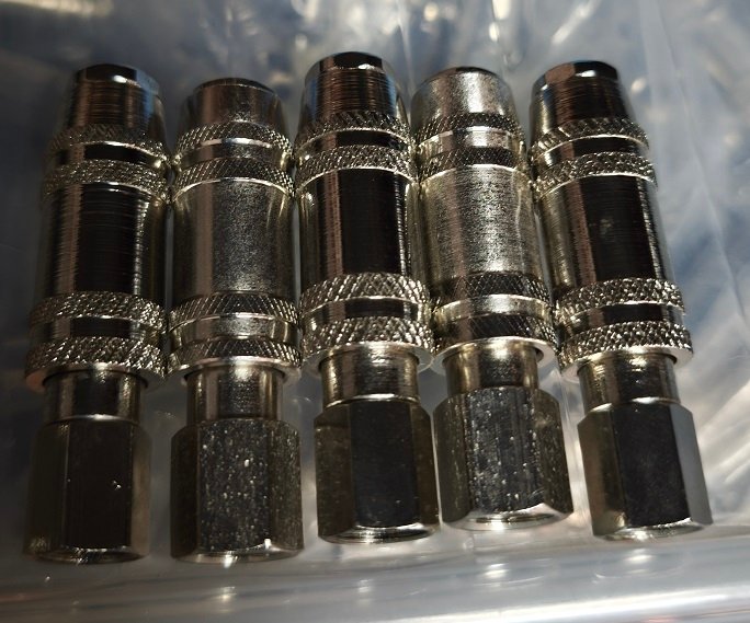 Inflador (Chuck) para dispensario electronico