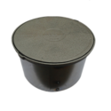 Registro de 12" para tanques rojos