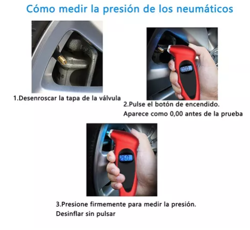 Calibrador Electrónico de llantas 150PSI