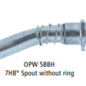 Pico para pistola de diesel de 1" OPW 7HB Sin anillo