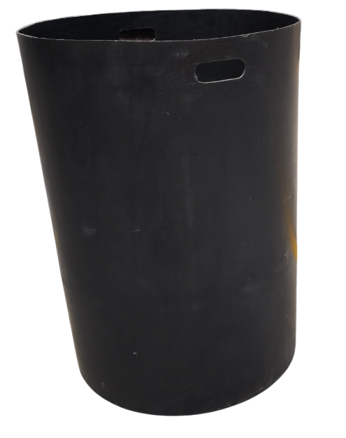 Bote de basura negro para bote hexagonal gris PEMEX
