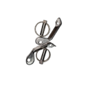 PAR OREJAS EN BRONCE PARA ADAPTADOR DE R.V. O DESCARGA